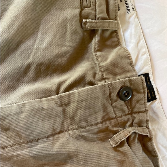 Men's Tan khaki Wallace & Barnes JCrew cotton shorts W 38 - Picture 2 of 11
